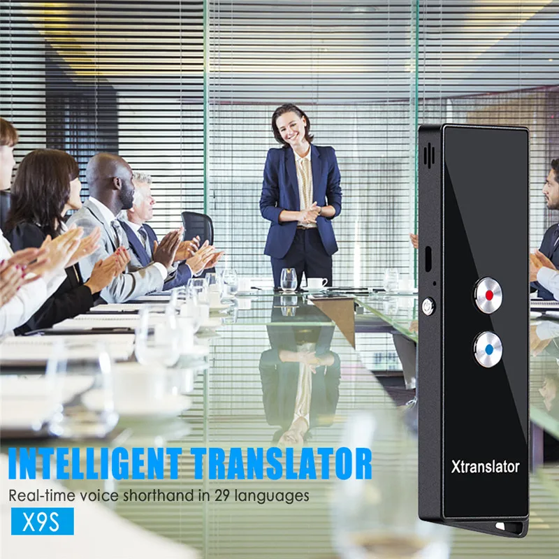 Портативный Умный мгновенный голосовой переводчик Bluetooth беспроводной переводчик многоязычный переводчик для обучения в путешествиях