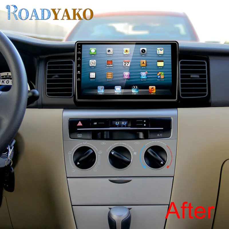 9 ''Android авто радио для Toyota Corolla EX 2007 2013 Стерео Авторадио автомобильный жгут