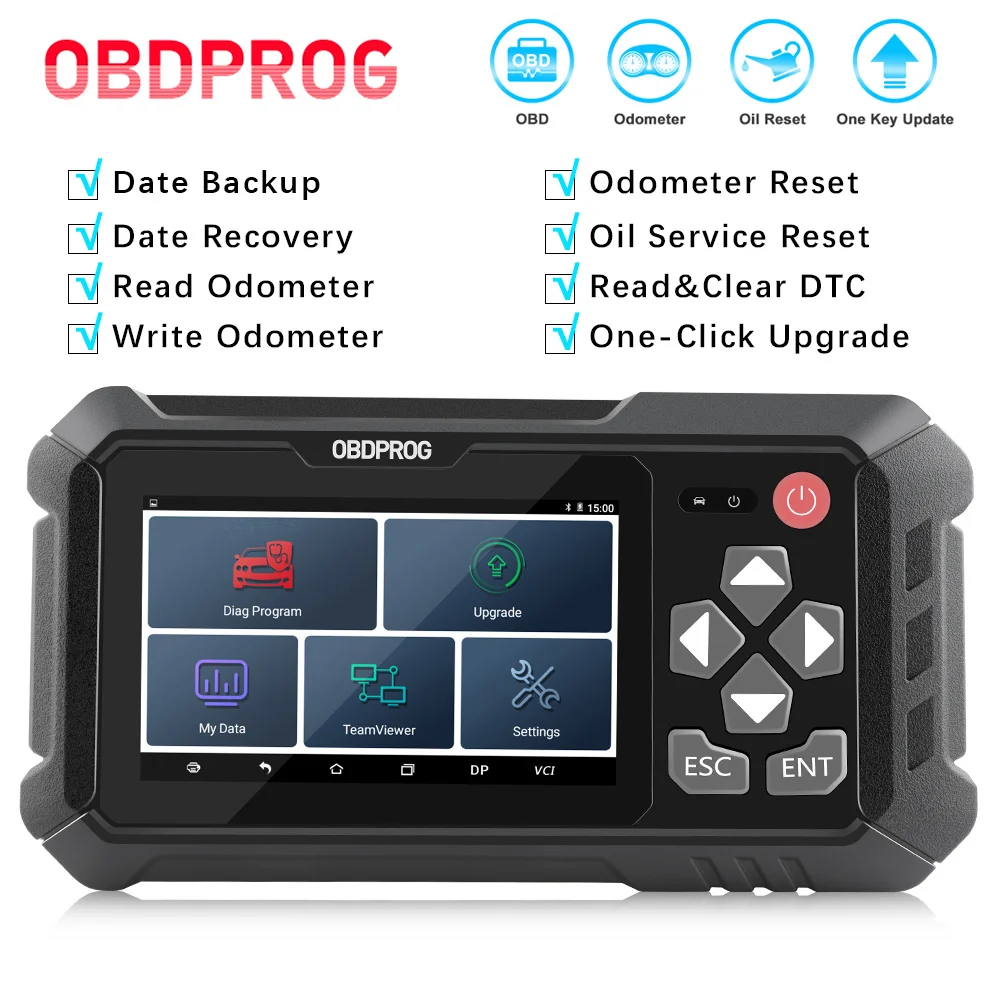 OBDPROG M500 Профессиональный диагностический инструмент OBD2 устройство для коррекции