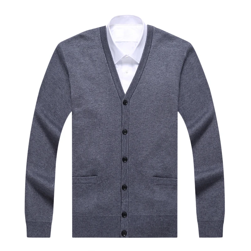 

2020 New Fashion Sweater For Mens Cardigan V Neck Slim Fit Jumpers Knitred Warm Winter Korean Style Casual Mens Clothes