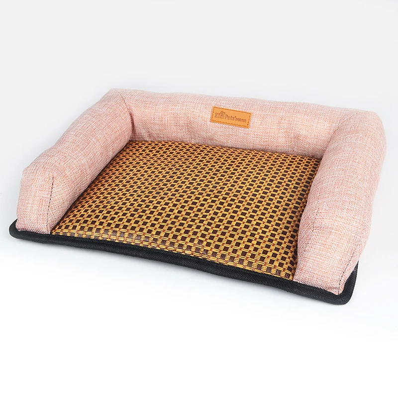 Коврик для собак ротанговый коврик домашних животных летний и кошек Плетеный