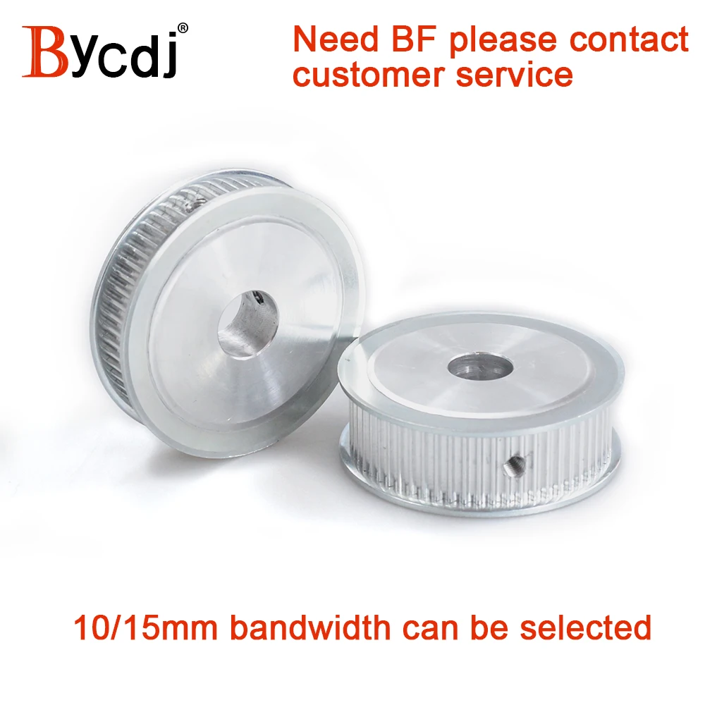 

BYCDJ 40 Teeth HTD 3M Timing Pulley Bore 6/8/10/12/14/15/16/18/20mm for Width 10/15mm AF/BF Aluminium HTD3M Synchronous Belt 40T