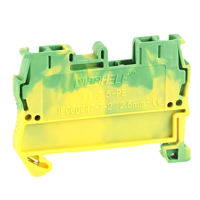 Весенний комплект одежды из 2 предметов Клемма заземления блоки ST4 PE Bornier Din Rail