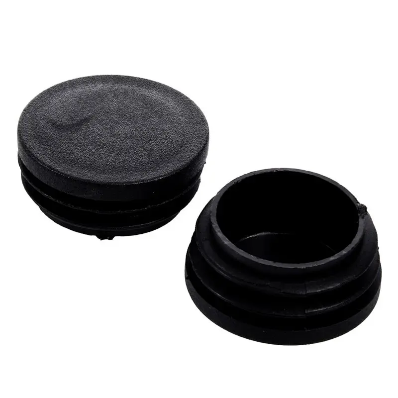 

Black Plastic Blanking End Caps 38Mm Round Tube Insert Bung 12 Pcs