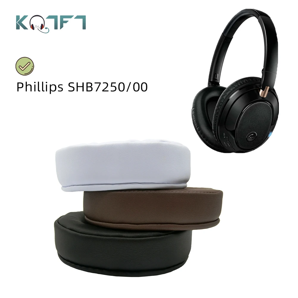 KQTFT 1 пара сменных подушечки для Phillips SHB7250/00 SHB 7250 SHB-7250 гарнитура амбушюры наушник крышка подушки чашки