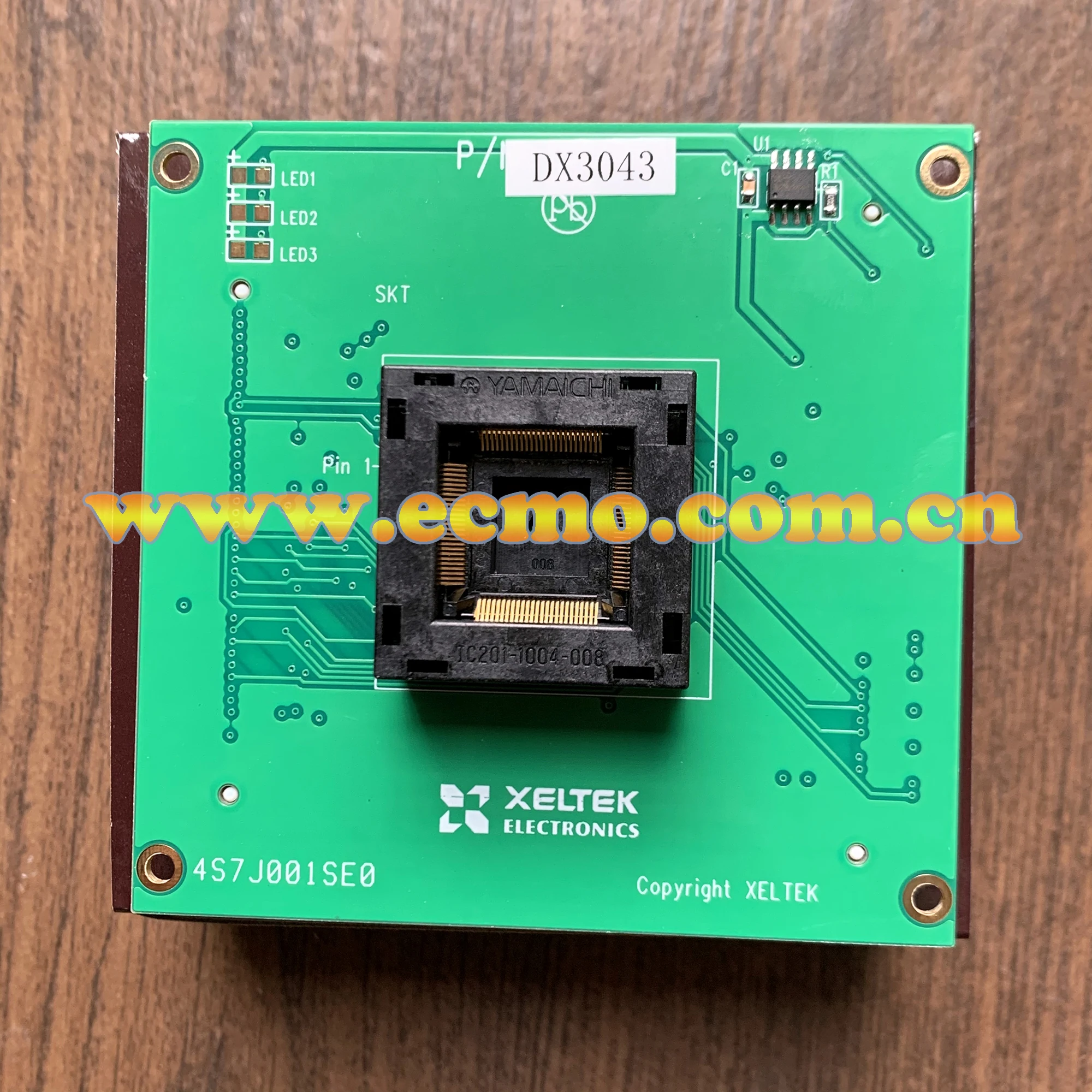 Ecmo.com.cn: натуральная только-Xeltek оригинальный DX3043 QFP100 гнездо адаптера |