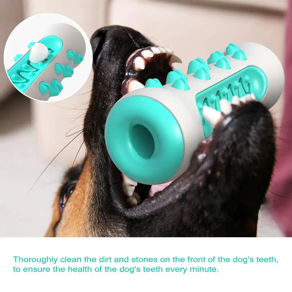 Pet Dog Chew Toy Molar Toothbrush Toys Cleaning Teeth Safe Elasticity Soft TPR Puppy Dental Care Extra-tough | Дом и сад