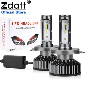 Zdatt H7 Светодиодная фара Turbo H4 led лампа Canbus 9005 HB3 9006 HB4 12V Автомобильные фары 16000LM 80W H11 H8 H9 Противотуманные фары 6000K Auto Lamp