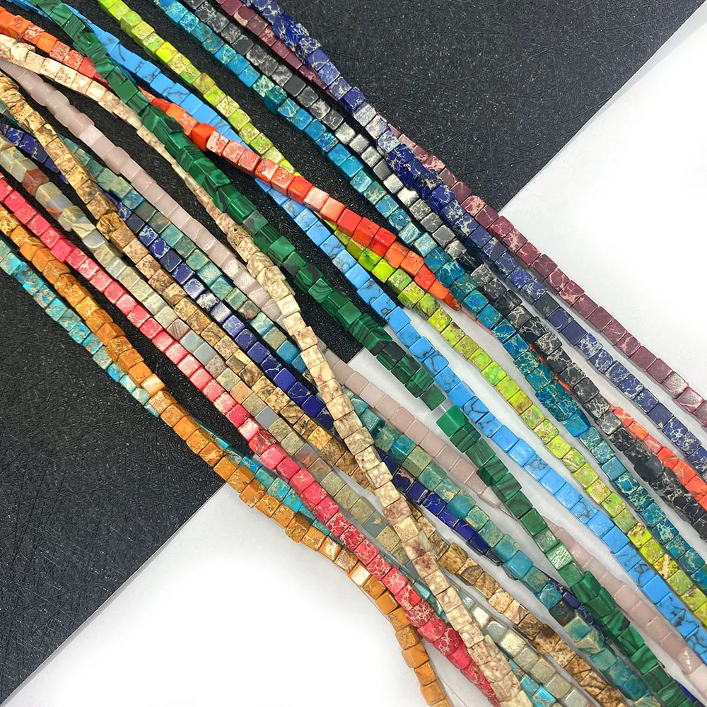

Turquoise Beads Jewelry Making Square Malachite Loose Beads for Jewelry DIY Bracelet Necklace Making Gift Accessories
