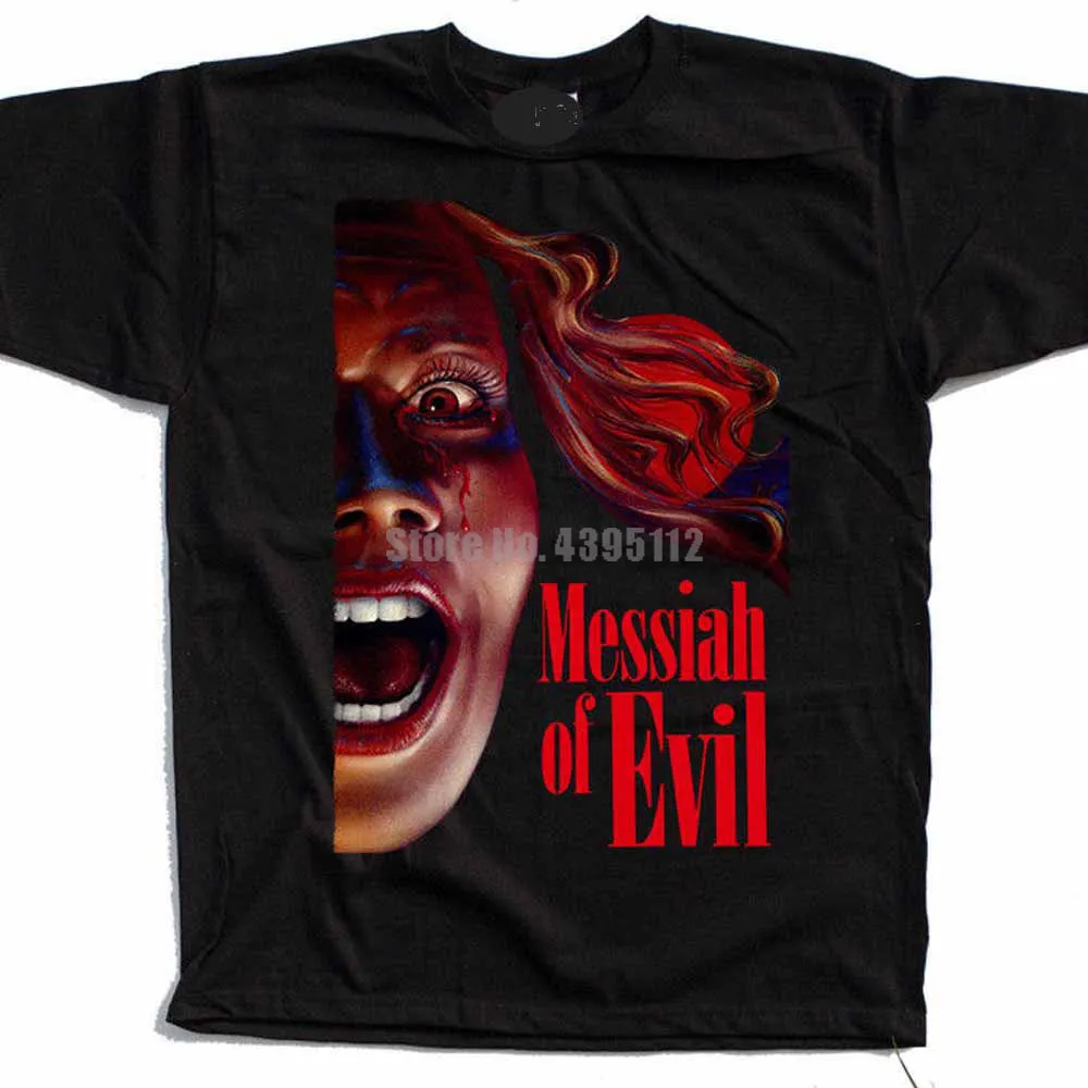 Мужская забавная футболка Messiah Of Evil уличная с короткими рукавами модная одежда