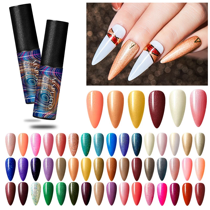 

Glitter 5ml Gel Polish varnishes Hybrid Nails For Manicure 7ML Semi Permanent Soak off Primer Base Top Coat Gel Nail Polish