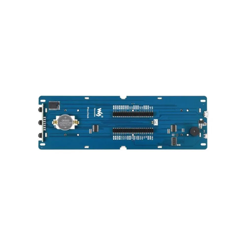 Прямоугольные электронные часы Waveshare для Raspberry Pi Pico точный RTC многофункциональные