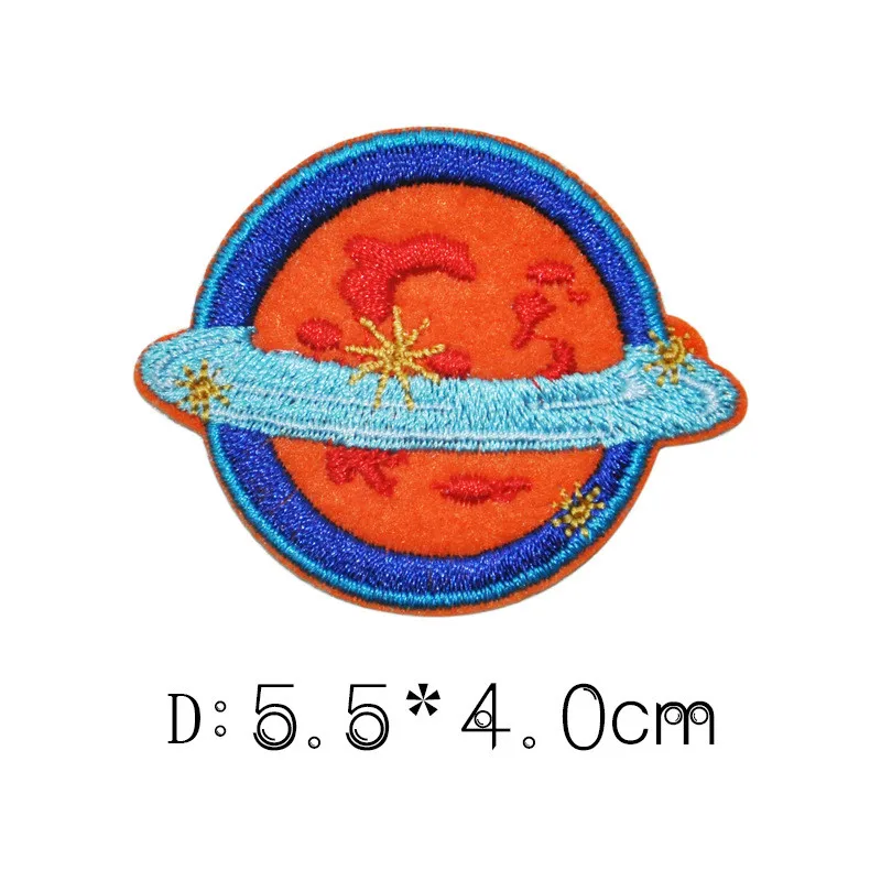 Нашивка для одежды сделай сам космическое пространство панк значки аппликации