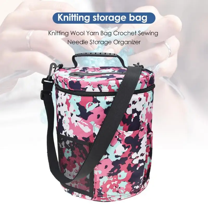 Портативная женская сумка-тоут шерстяные сумки для хранения крючки вязания