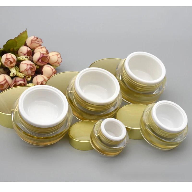 

10pcs/lot 10g Empty Refillable Cosmetic Jars Containers Face Cream Lip Balm Containers Bottles Storage wholesale