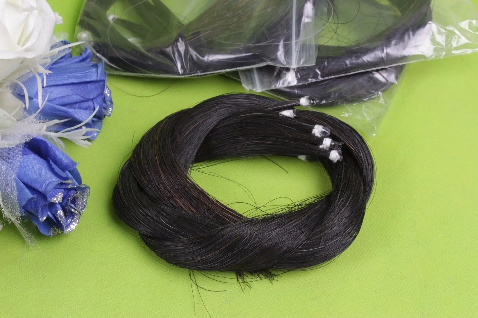 

250g bow hair For Violin/cello Bow mongol Mongolia Horse Tail Black 80-90cm