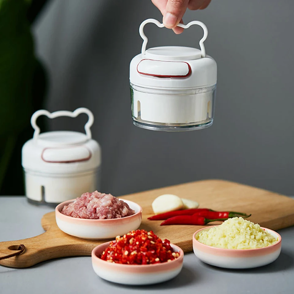 Transhome Строительная дробилка домашний ручной измельчитель овощей мяса лука