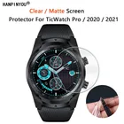 10 шт. для TicWatch Pro  2020  2021 4G LTE  Bluetooth BLE прозрачная глянцеваяматовая защитная пленка для экрана мягкая пленка-не закаленное стекло