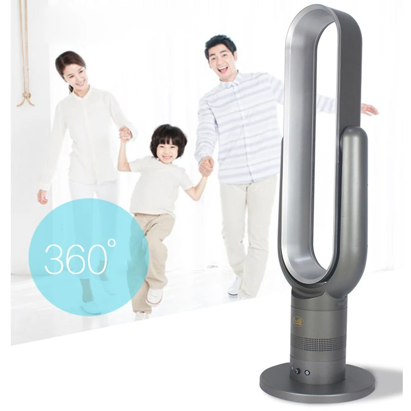 220В вентилятор без листьев ультратихий электрический напольный с дистанционным