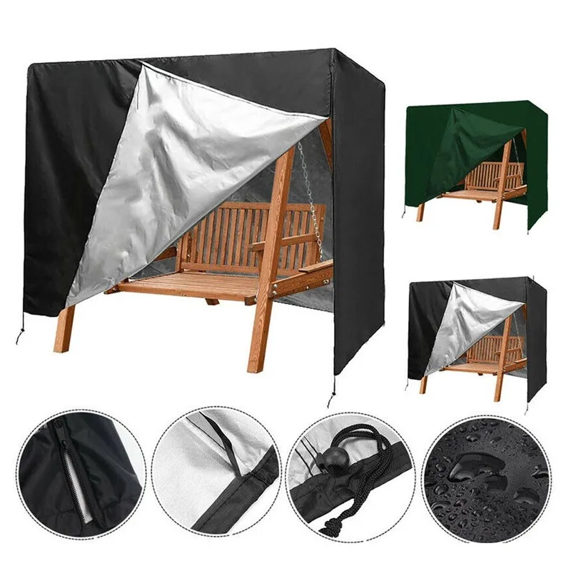 

3-Seater Swing Seat Chair Hammock Cover Outdoor Garden Patio Furniture Protector All-Purpose Covers 220*170*125cm