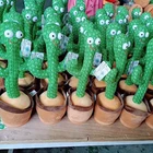 Кактус, плюшевая игрушка, Электронная танцевальная игрушка, песня, плюшевый милый танцующий кактус, игрушка для раннего развития ребенка, игрушка для детей, домашний декор