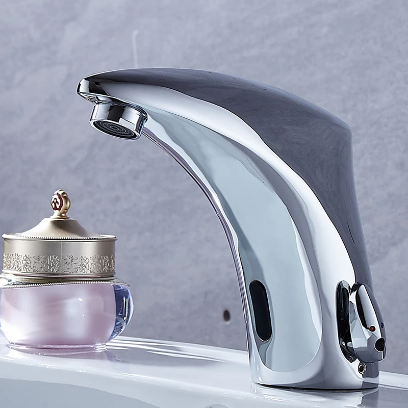 

BAKALA NEW Hot & Cold Mixer Automatic sensor tap Hand Touch Free Sensor tap Faucet & Sink Tap banheiro F-2028