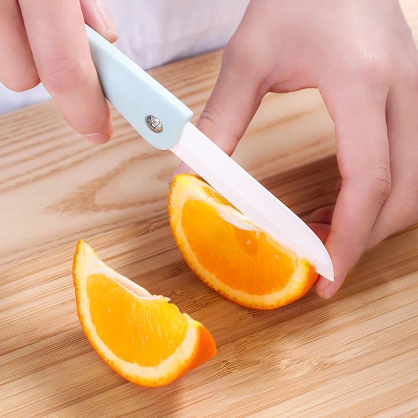 Портативный Керамический складной нож для чистки овощей и фруктов с цепью резки