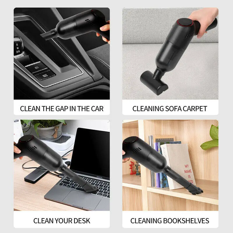 

8000Pa Cordless Vacuum Cleaner Portable Wireless Car Vacuum Cleaner For Auto Home Desktop Cleaning Tools 120W Strong Suction