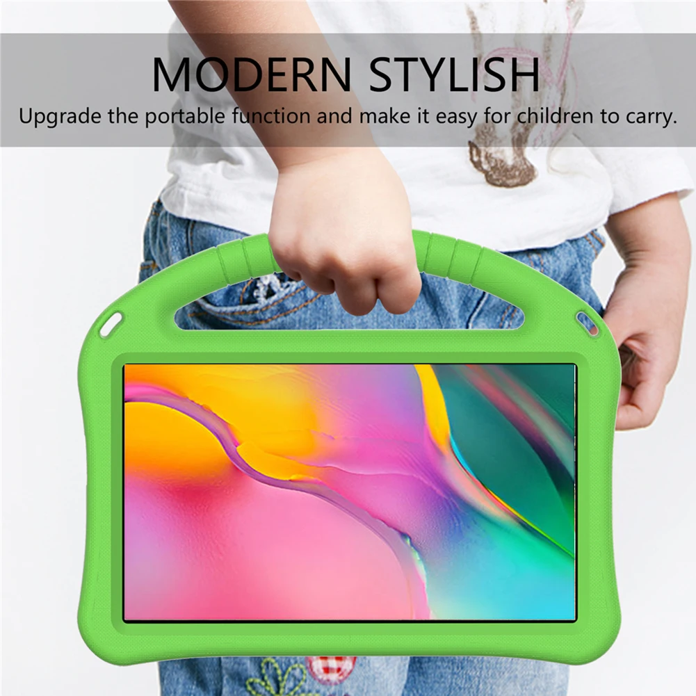 

Kids Case for Samsung Galaxy Tab A 10.1" 2019 T510 T515 EVA Shockproof Waterproof Stand Protective Tablet Cover