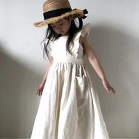 new brand baby girls dresses korean japan style summer kids girls dress ruffles kids girl clothing causal princess dress