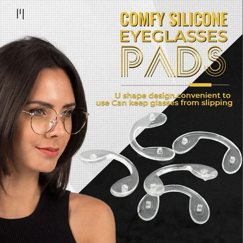 

5PCS Comfy Silicone Eyeglasses Pads Nose Pads Brace Support For Glasses Sunglasses Support Nose Pad Eyewear Accessories S/M Size