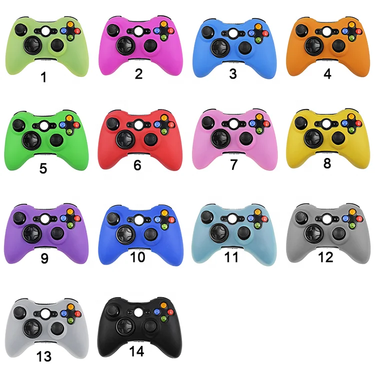 

Popular Controller Silicone Case For x box 360 Slim Green Brown