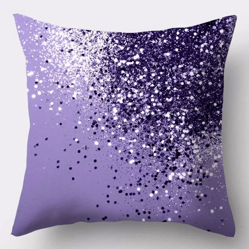 

Purple Peach Skin Single-sided Pillow Bedroom Pillowcase Decoration Living Room Sofa Cushion Cover Car Interior Cushion