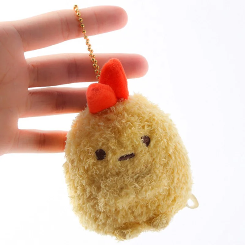 7 см Sumikko Gurashi Мягкая Подвеска для ключей плюшевые игрушки для детей детские мягкие куклы игрушки для девочек подарок на день рождения сумка Подвеска