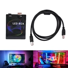 ЖК-монитор WS2811 WS2812B SK6812 с RGB-подсветкой для ПК, 5 в постоянного тока