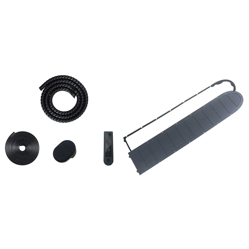 

1 Set Electric Scooter Protective Set & 1 Set Scooter Battery Compartment Cover Bottom Plate With Waterproof Ring Parts