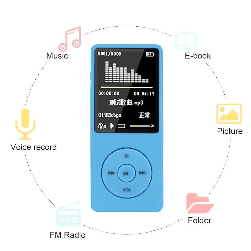 20# модный портативный MP3-плеер с ЖК-экраном, fm-радио, видеоигры, фильмы, деко10, fm-радио, видеоигры, фильмы, MP3