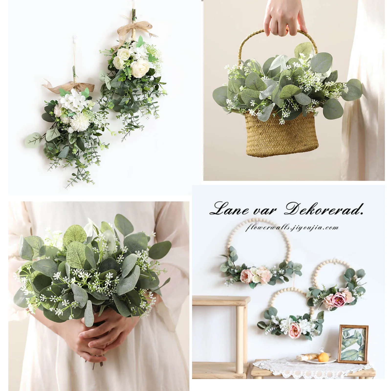 Искусственный эвкалипт ветки завод Искусственные цветы винограда настоящие на