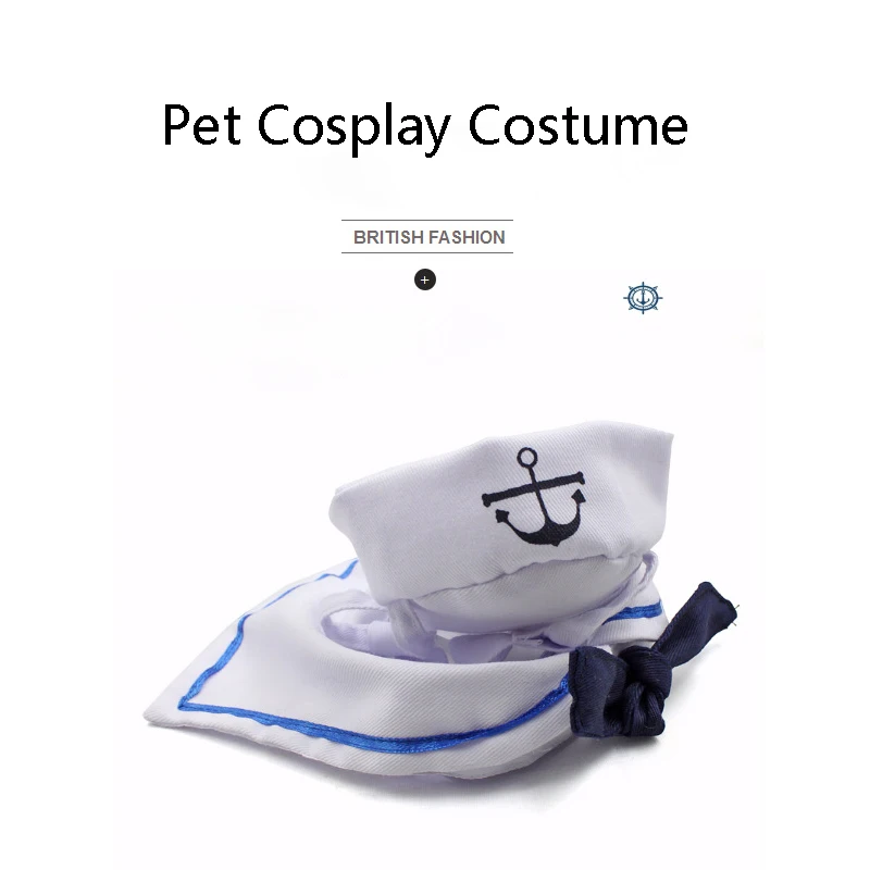 Костюм для косплея домашних животных милая куртка в морском стиле одежда