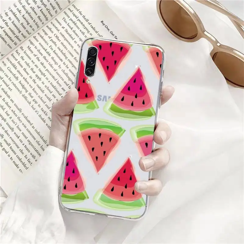 

watermelon red summer fruit Phone Transparent for Samsung s9 s10 s20 Huawei honor P20 P30 P40 xiaomi note mi 8 9 pro lite plus
