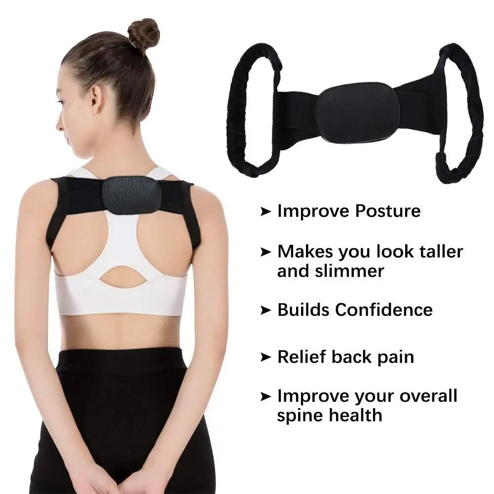 Регулируемый Корректор Осанки Спины ключицы позвоночника спины плеча Опора