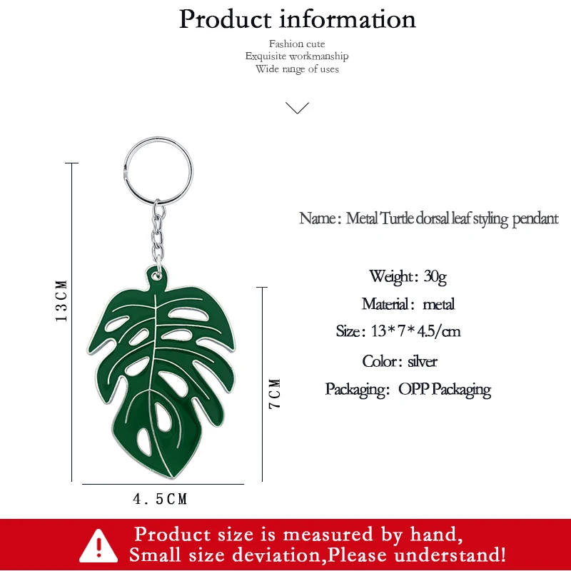 Сделай Сам сплав полый черепаха лист брелок Подвеска скандинавский зеленый