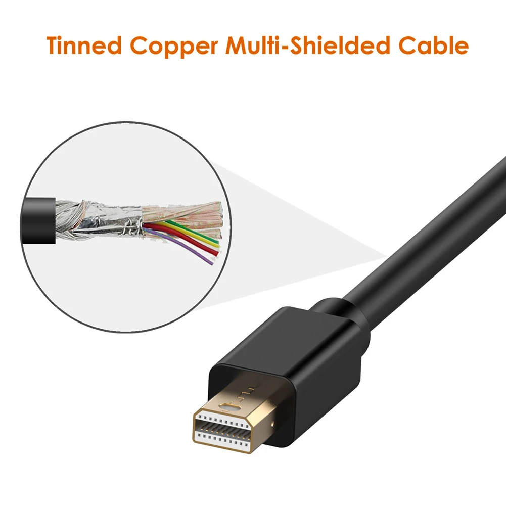 

Кабель-переходник Mini Display Port To DVI с поддержкой разрешения HD