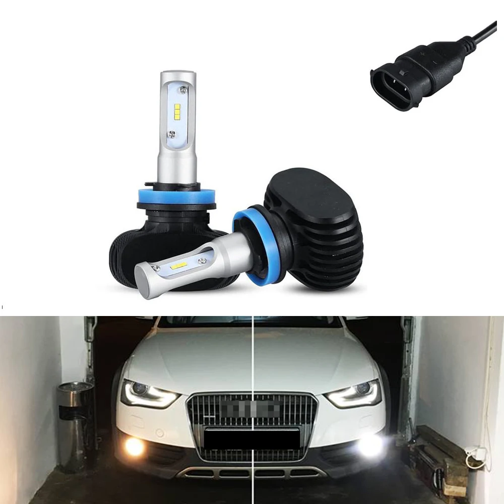 

High Power H8 / H9 Tip Headlight 50W 8000LM For Audi A4 B8.5 / B8 Facelift Allroad (2013)