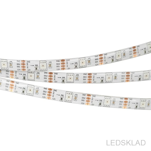 026440 Лента SPI 5000SE RAM 12V RGB (5060 150 LED x1) (ARL Закрытый IP65) 5м. Arlight|Новизна освещения| |