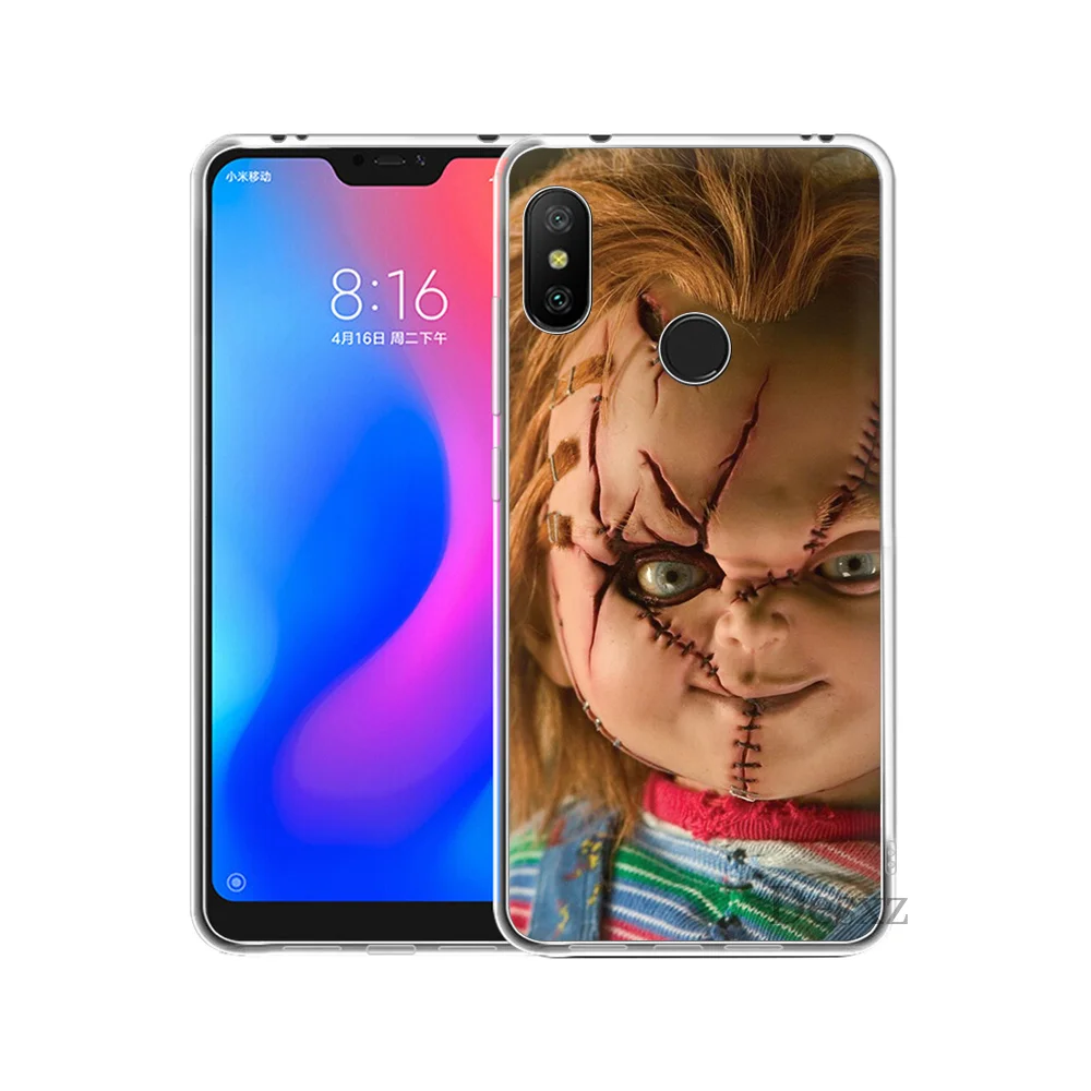 Чехол Чаки ужас CHURSE из детская игра сделай сам для Xiaomi Redmi mi 8 SE Примечание 5 5A 6 6X Pro X