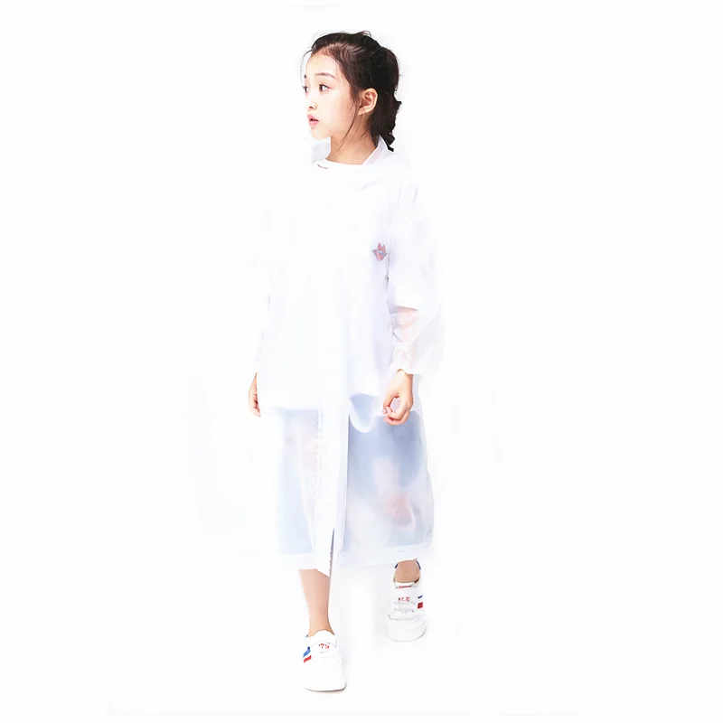 2020 New Arrival EVA Children Raincoat Thickened Waterproof Rain Coat Kids Transparent Tour Rainwear Student Rainsuit | Дом и сад