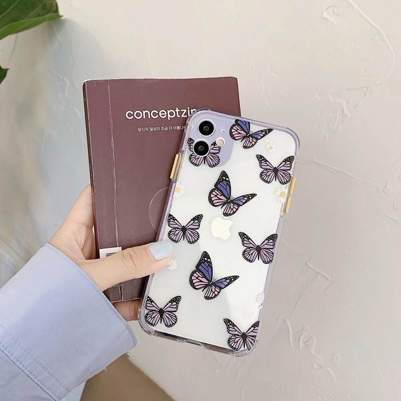 Чехол-накладка для iPhone 13 13pro 12 11 Pro Max X XR XS 8 7 Plus из ТПУ с защитой камеры | Мобильные