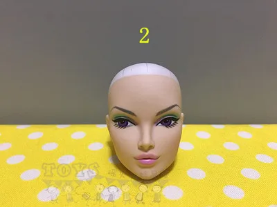 Оригинальная редкая милая девушка голова куклы портрет Макияж diy Коллекция