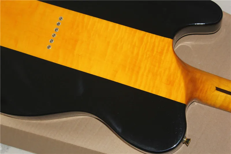 Custom Shop Новое поступление с головой собаки подписи Sunburst электрогитара золотой